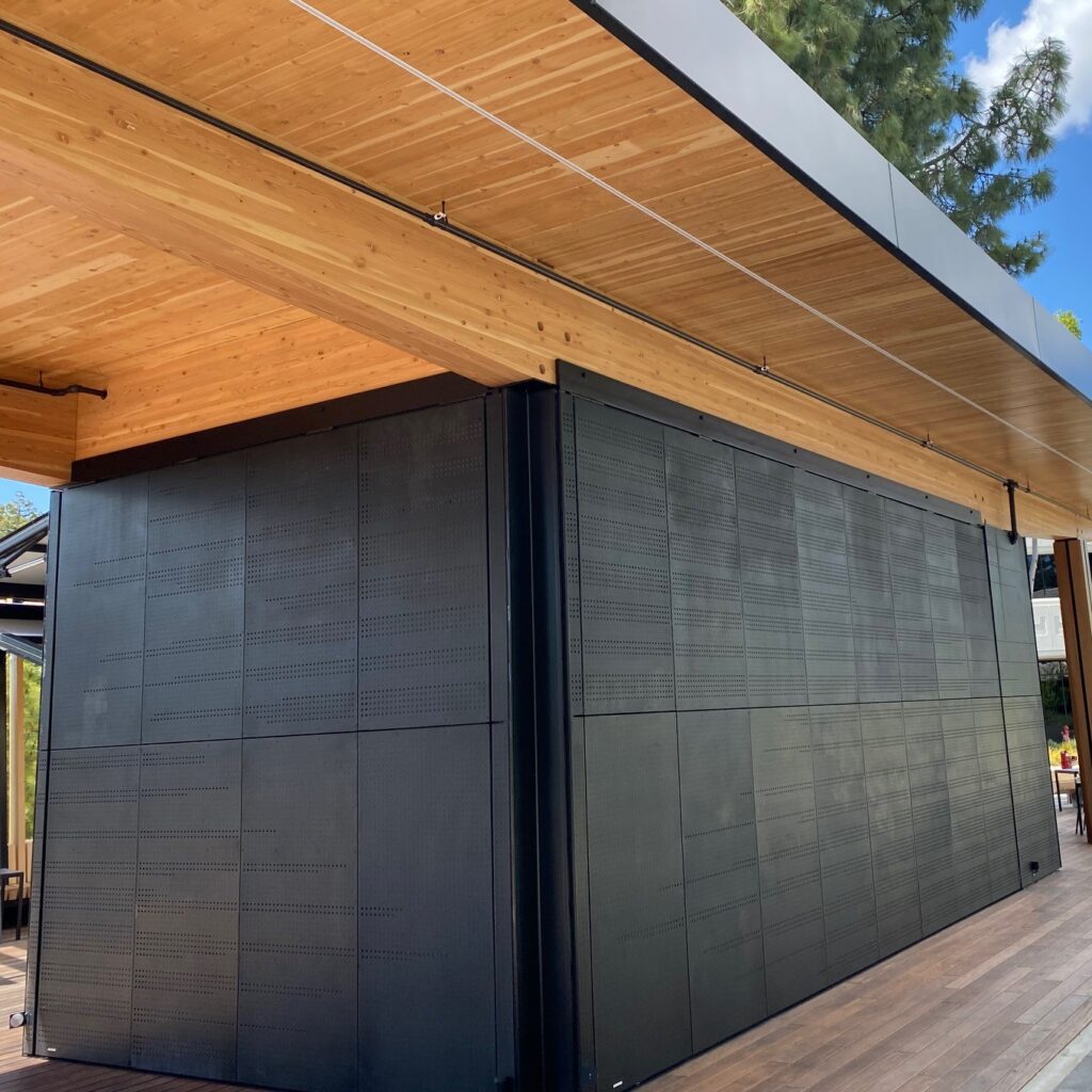 Nova privacy screen , privacy screen, equipment screen, roof screen, perforated fence , perforated metal , metal fence, metal fencing, perforated metal fencing, astro metal craft , nova, stellarcraft