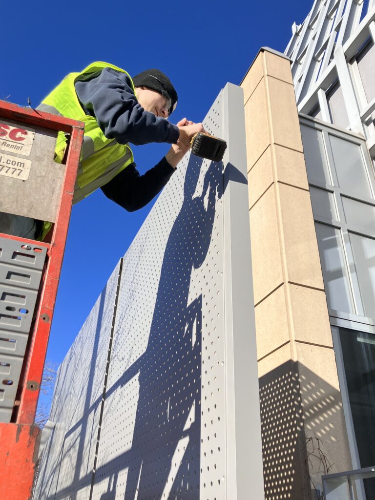 stellarcraft , nova, privacy screen, perforated fence, perforated screen, architectural 