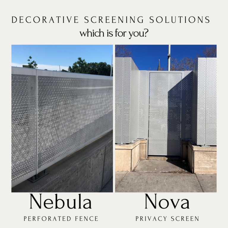 stellarcraft, nebula, nova, perforated fence, privacy screen, metal screening