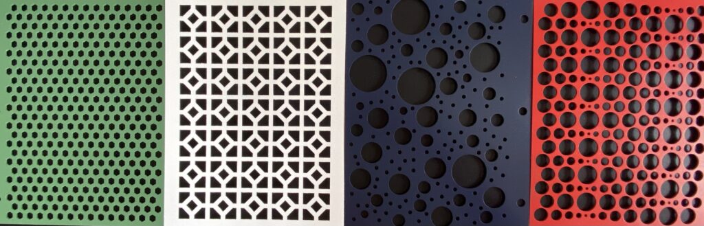 perforation, perforated panel, architectural metal, decorative metal