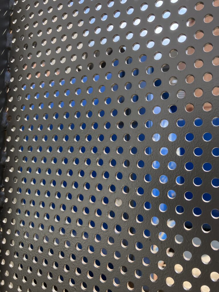 nova, nova privacy screen, perforated , perforated screen, metal screen, metal panel