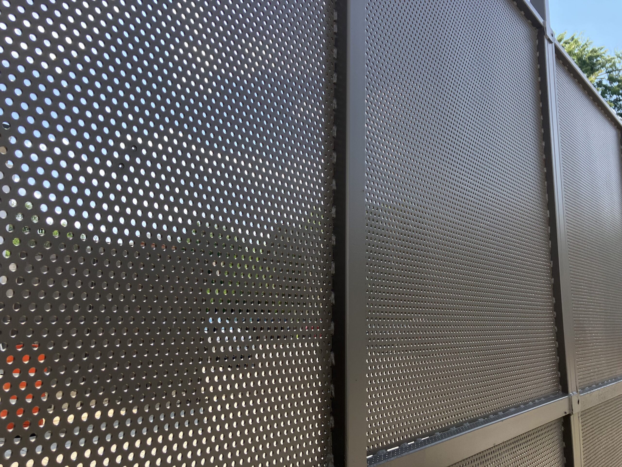 Perforated Privacy Screen for Abbott Northwestern Hospital