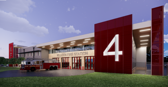 StellarCraft perforated panels for Killeen Fire Station