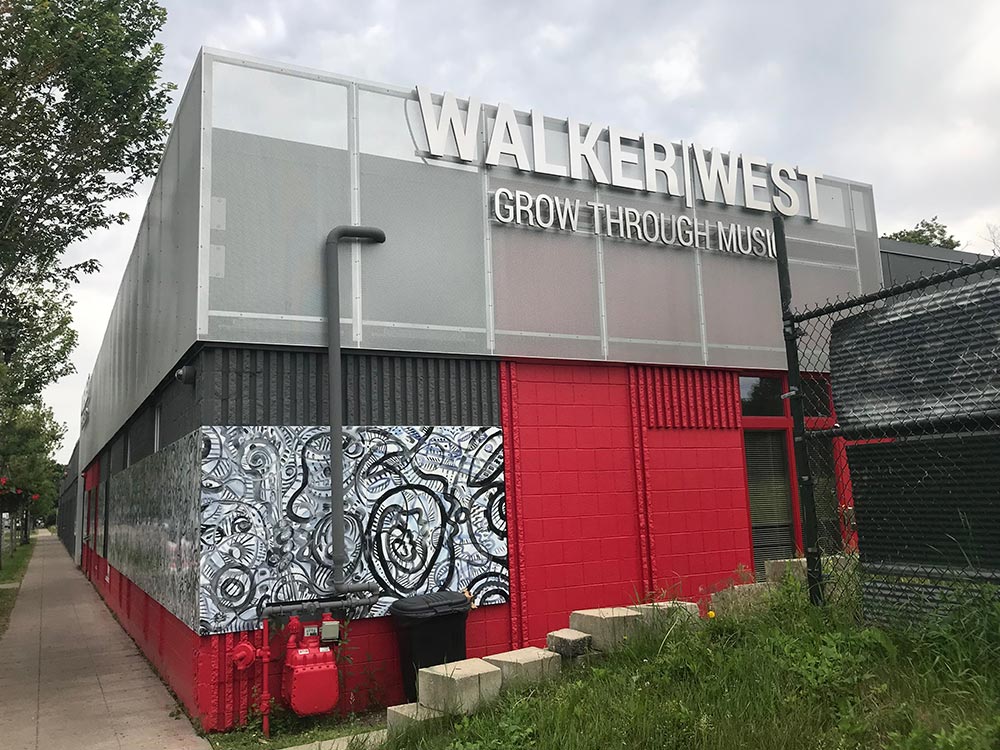 Perforated Panel Façade – Walker West Music Academy