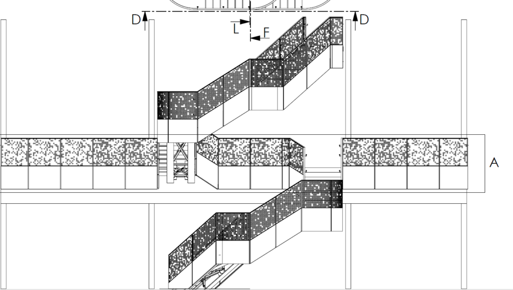 stellarcraft shop drawing of perforated panels for galaxy guardrail