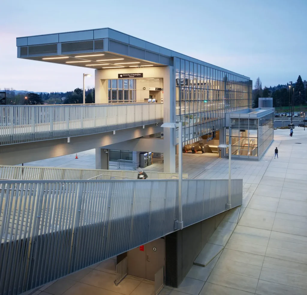 University of Washington Station Bridge Railings
