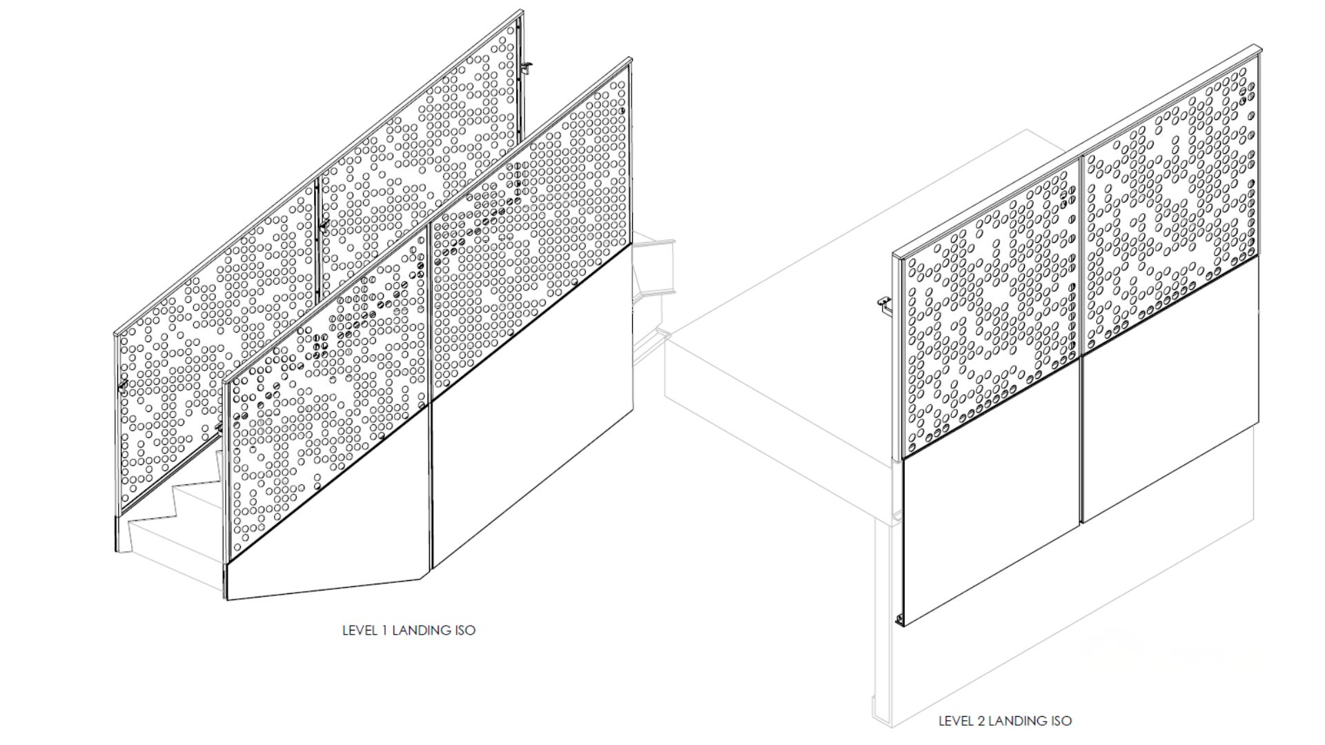 stellarcraft shop drawing of perforated panels