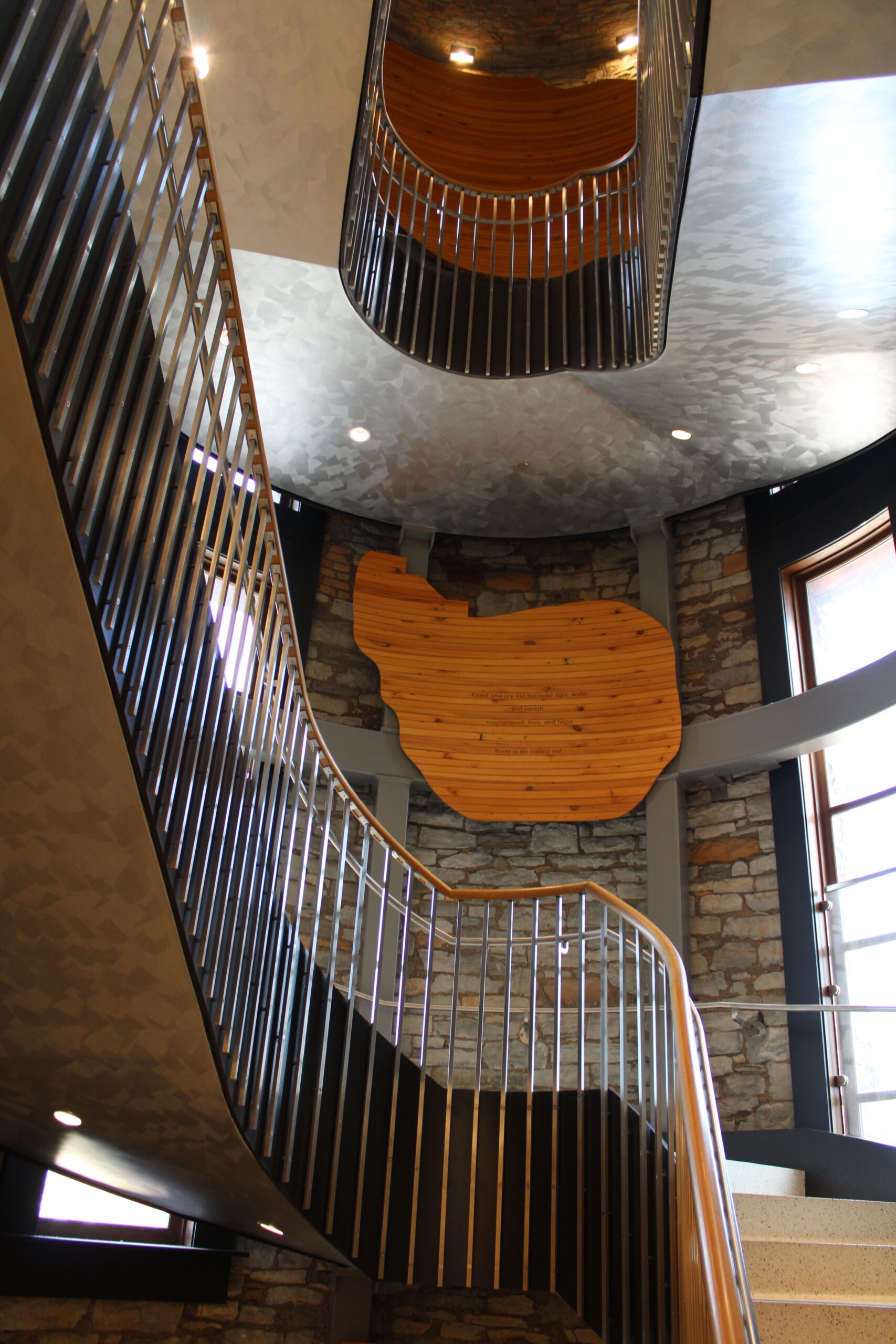 stainless steel staircase railing
