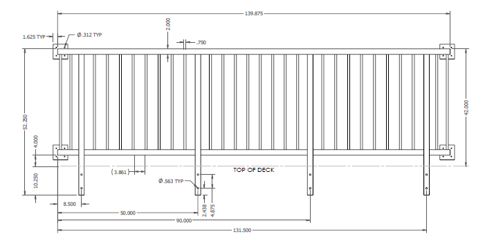 balcony system attachment details after professional engineering