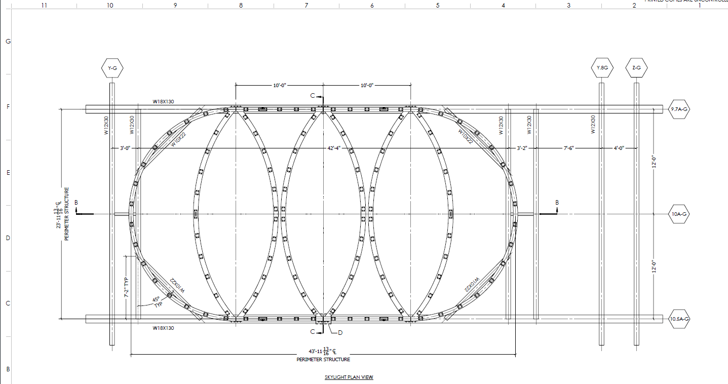 StellarCraft skylight enclosure design Minneapolis airport