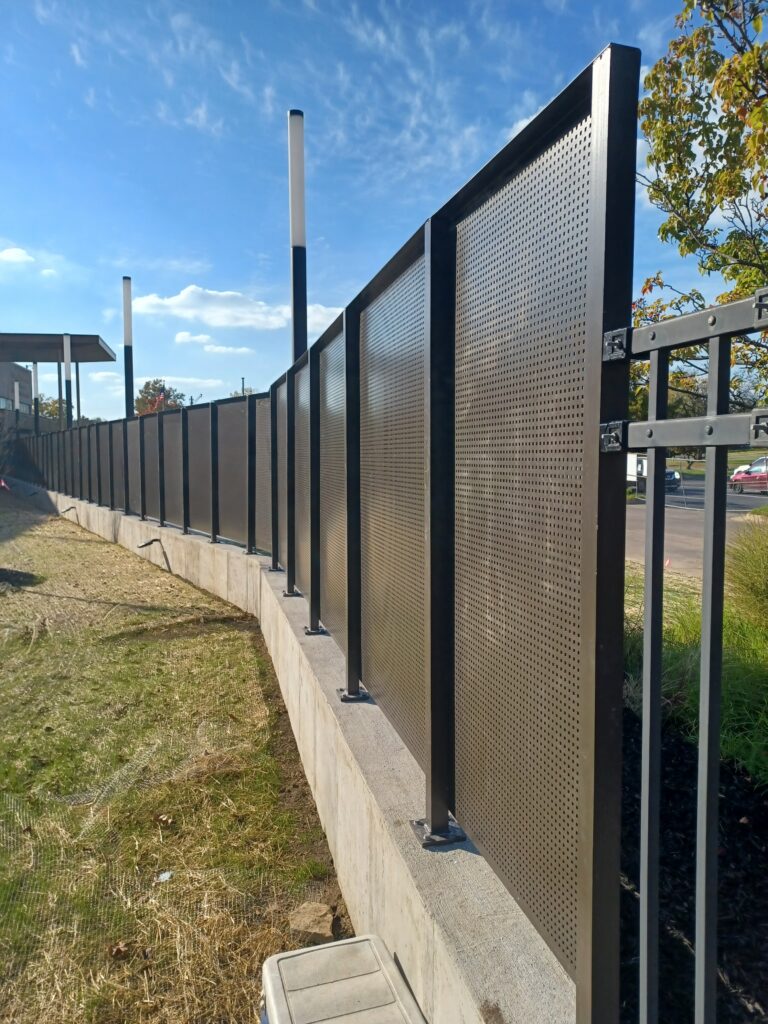StellarCraft Nebula Perforated Aluminum Fence