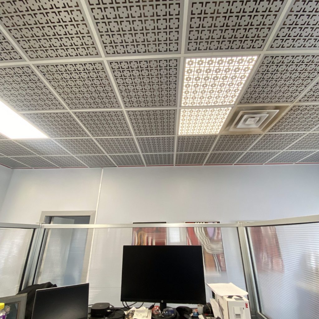 stellarcraft, gemini, ceiling panel, ceiling panel system, perforated panels