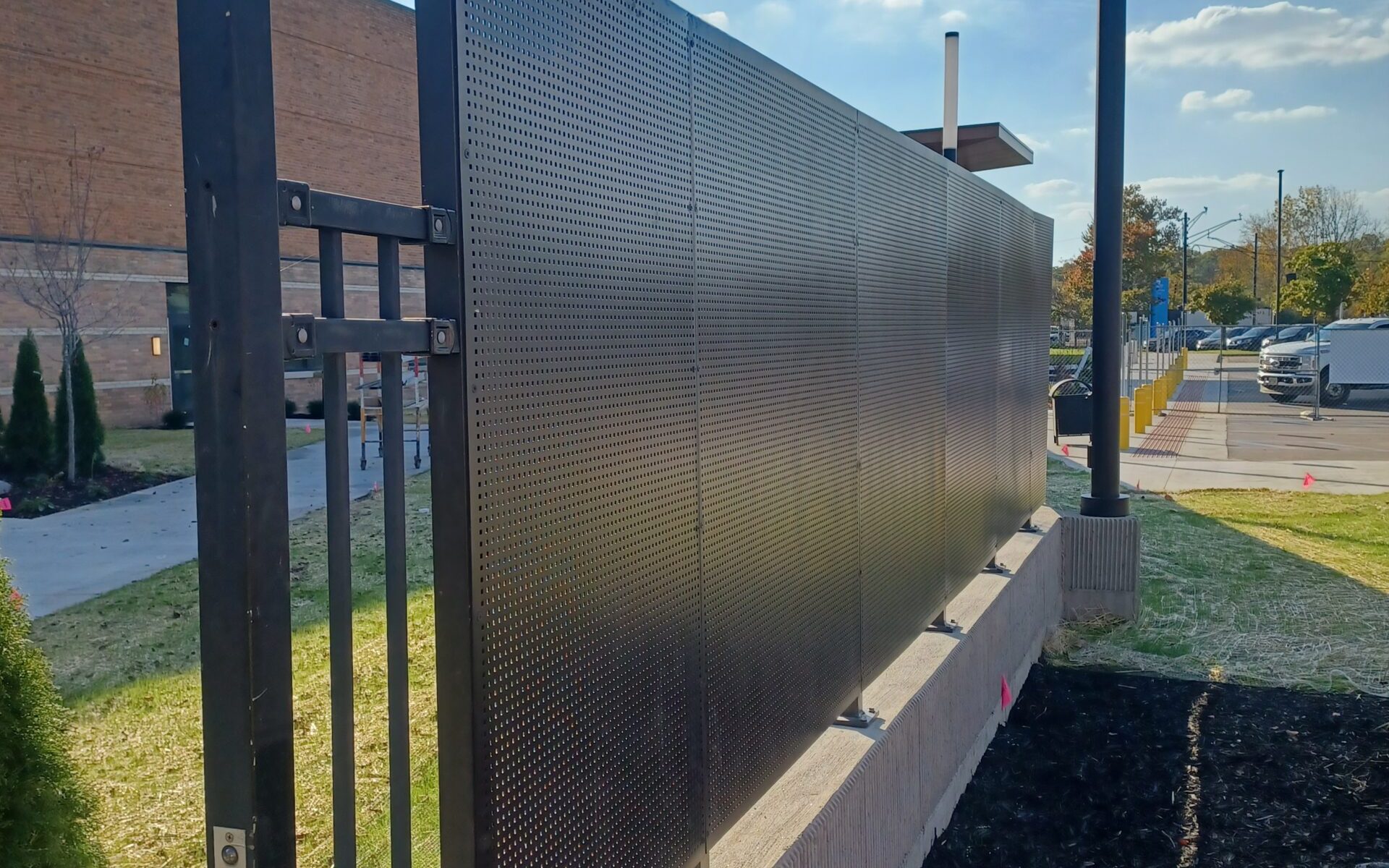 StellarCraft Nebula Perforated Aluminum Fence