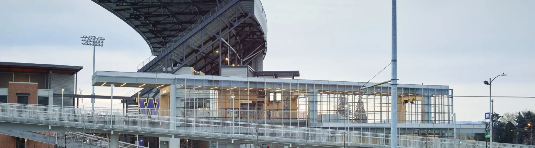 University of Washington Station Bridge Railings